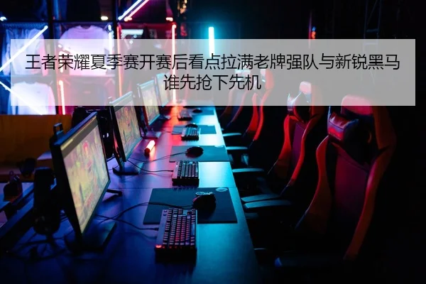 王者荣耀夏季赛开赛后看点拉满老牌强队与新锐黑马谁先抢下先机